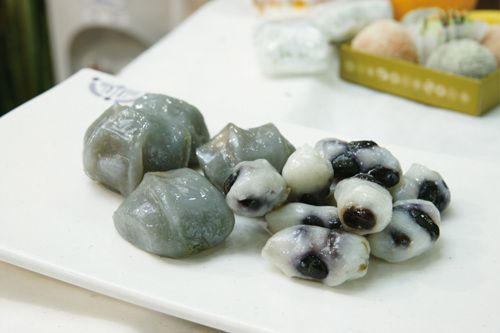 콩송편,감자떡,쑥개떡